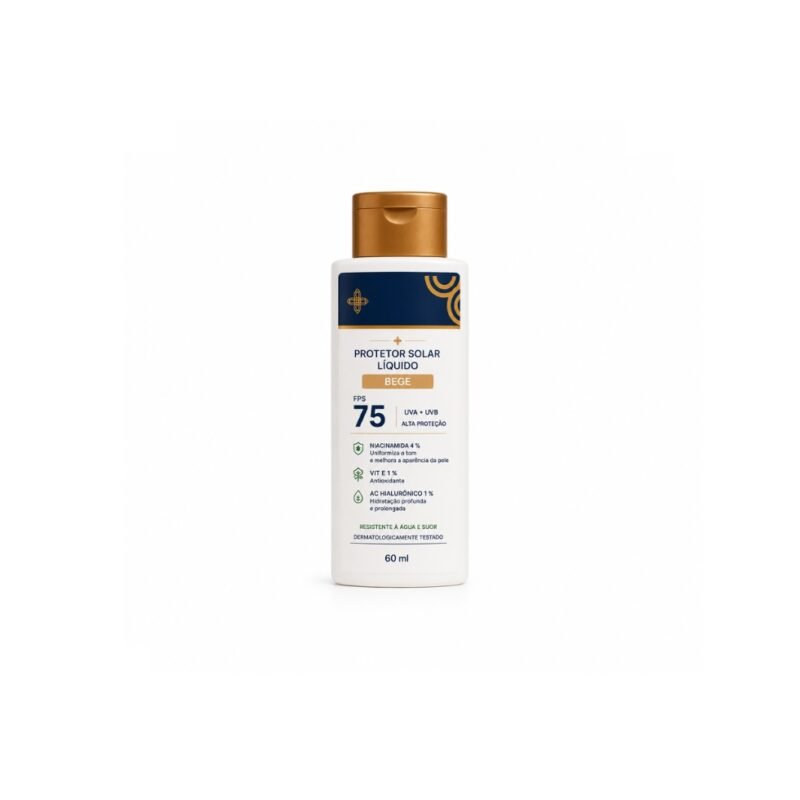 Protetor Solar Liquido Bege